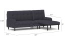 black multifuctiuon sofa setgrey
